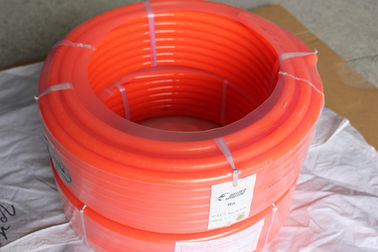 Orange Smooth PU Round Belt Hardness 90A with wear-resistance